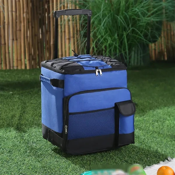 Camping beach leakproof portable rolling wheeled cooler