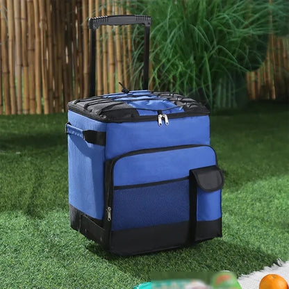 Camping beach leakproof portable rolling wheeled cooler