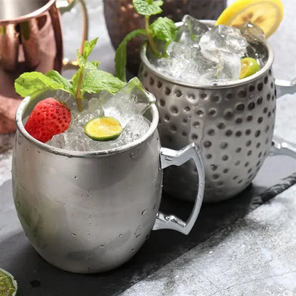 18oz party bar stainless steel moscow mule copper mugs
