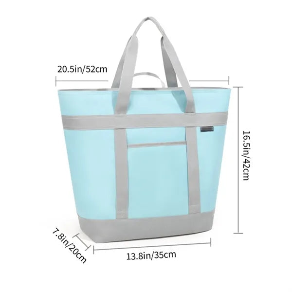 Large Capacity Picnic Fresh-keeping Insulated Cooler Bag