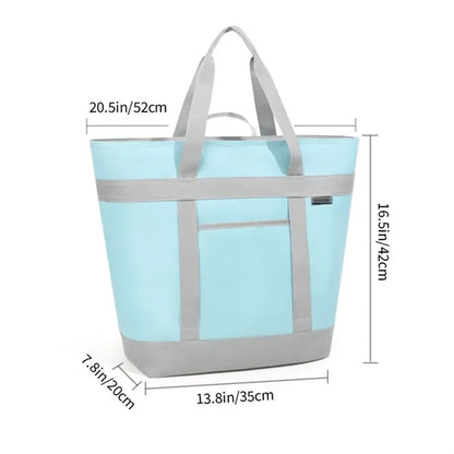 Large Capacity Picnic Fresh-keeping Insulated Cooler Bag