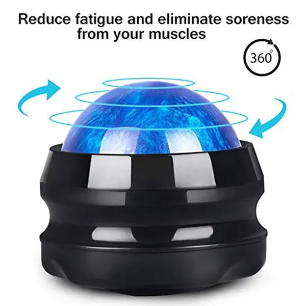 Handheld resin muscle relaxation roller massage ball