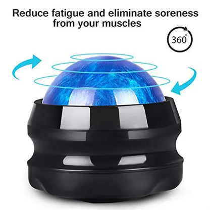 Handheld resin muscle relaxation roller massage ball