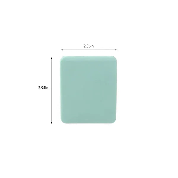 Portable double-sided square travel small mirror