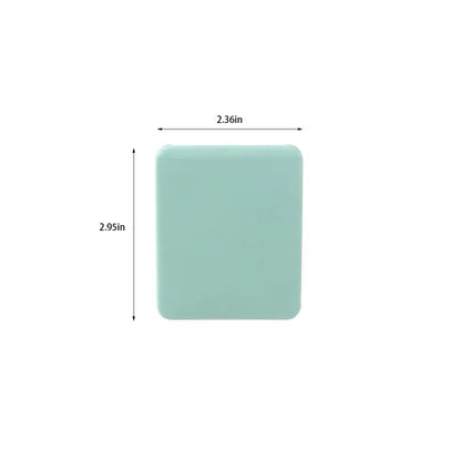 Portable double-sided square travel small mirror