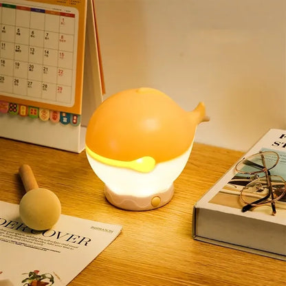 Wooden Fish Knock Lamp