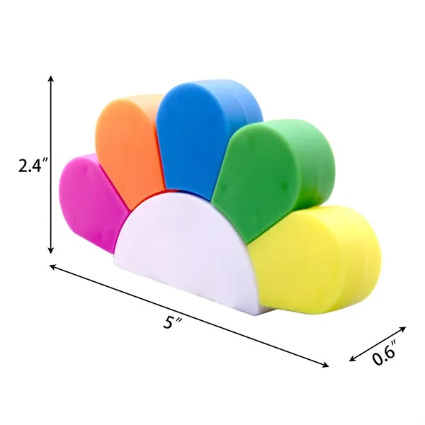 Flower Shaped Watercolor Pen Petals Highlighters