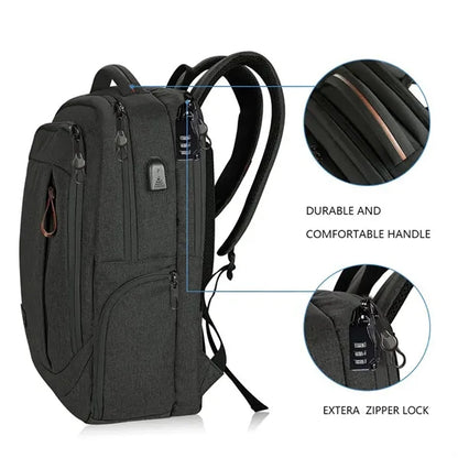 Casual Travel Large Laptop Daypack Backpack