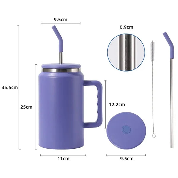 50oz.Vacuum Sealed Tumbler with Handle