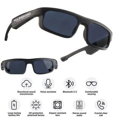 Smart Bluetooth Polarized Sunglasses with Speaker