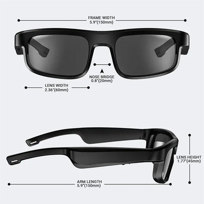 Smart Bluetooth Polarized Sunglasses with Speaker