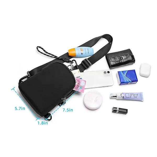 Stylish Neutral Outdoor Crossbody Bag Sling Pack