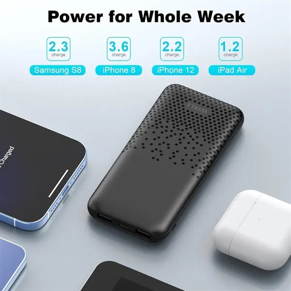 10000mAh Portable Power Bank