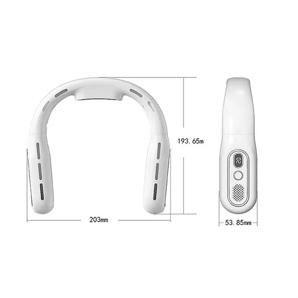 3000mAh Fodable USB Rechargeable Neck Hanging Fan