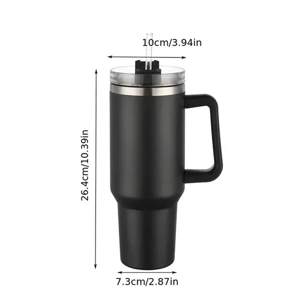 40oz Insulated Tumbler With Lid and Straws