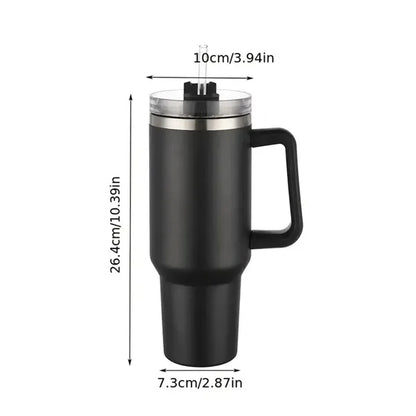40oz Insulated Tumbler With Lid and Straws