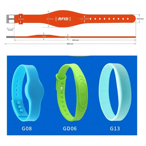 NFC/RFID Silicone Bracelet