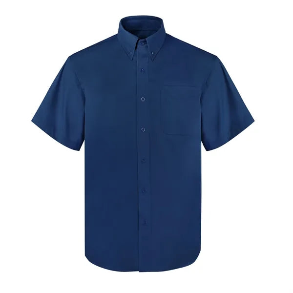 Men's Woven Long Sleevemen  Twill Button Down Dress Shirt