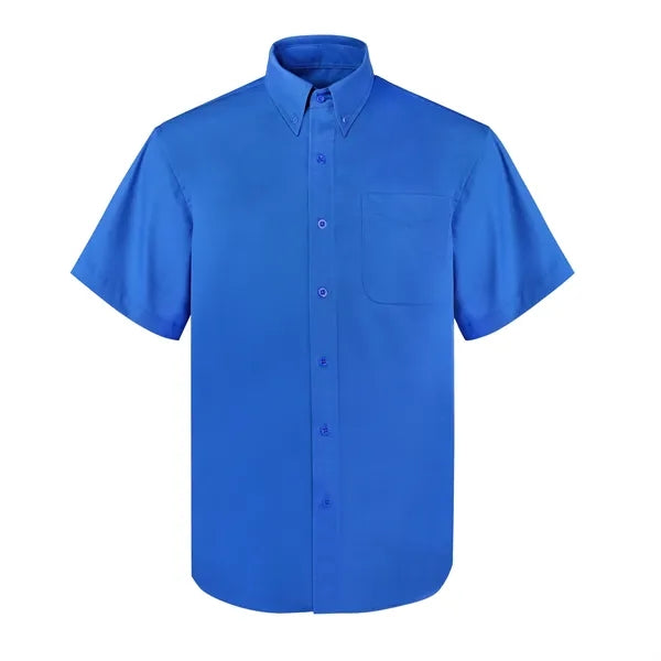 Men's Woven Long Sleevemen  Twill Button Down Dress Shirt