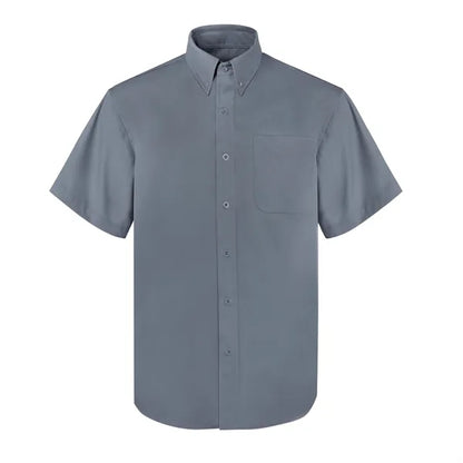 Men's Woven Long Sleevemen  Twill Button Down Dress Shirt