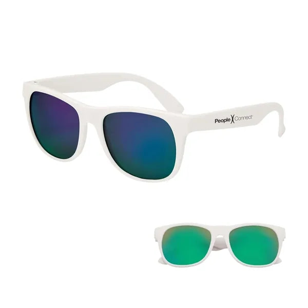 Rubberized Mirrored Sunglasses