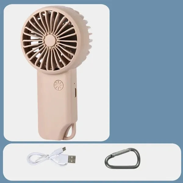 Mini  Three-Speed Wind USB Handheld Pocket Fan