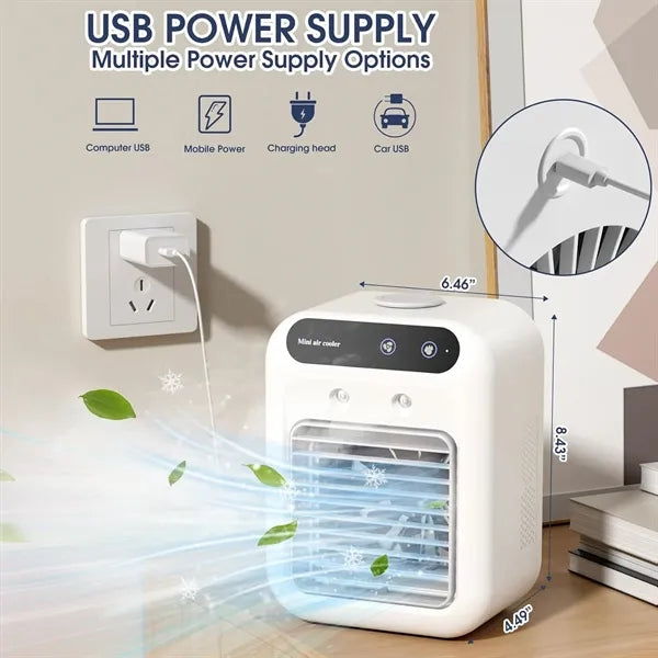 Rechargeable Mini Air Conditioner 2 Cool  Spray