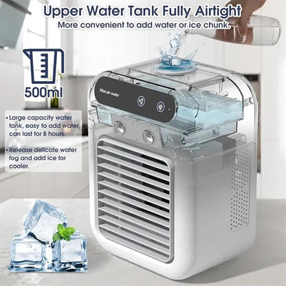Rechargeable Mini Air Conditioner 2 Cool  Spray