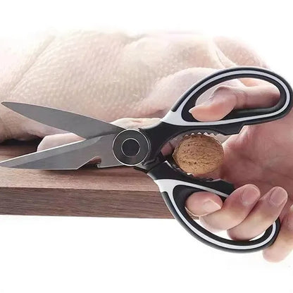 Stainless Steel Multi-Use Scissors With Bottle Opener