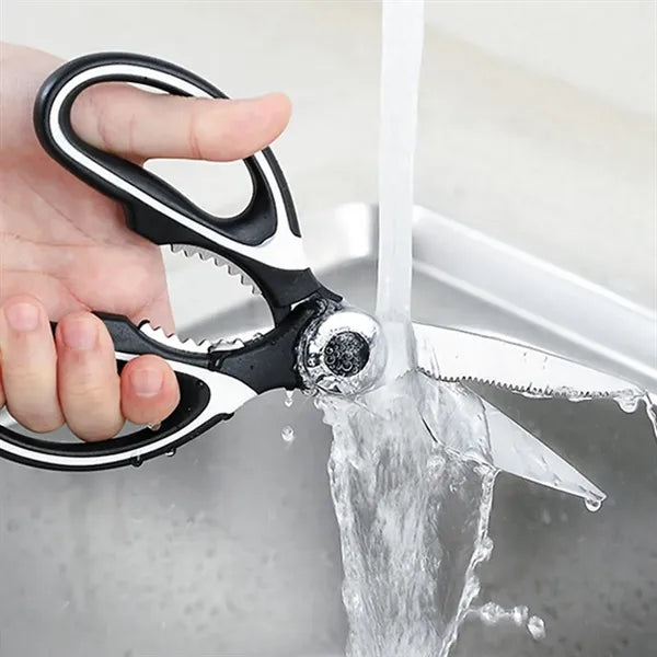 Stainless Steel Multi-Use Scissors With Bottle Opener
