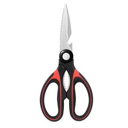Stainless Steel Multi-Use Scissors With Bottle Opener