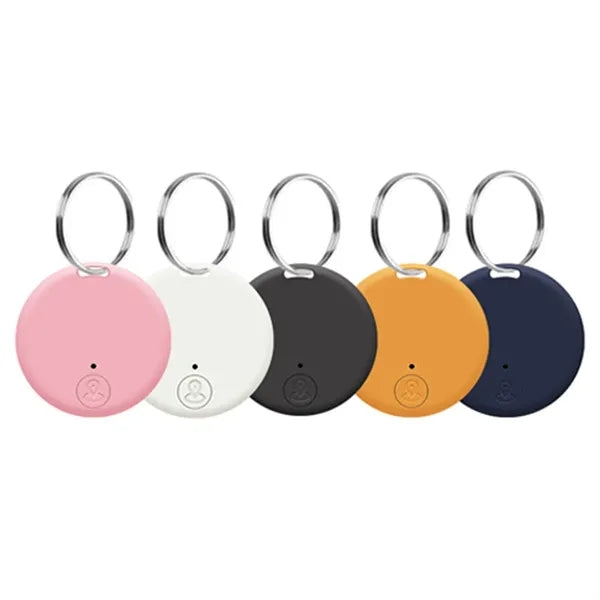 Round Bluetooth Intelligent GPS Tracker With Key Ring