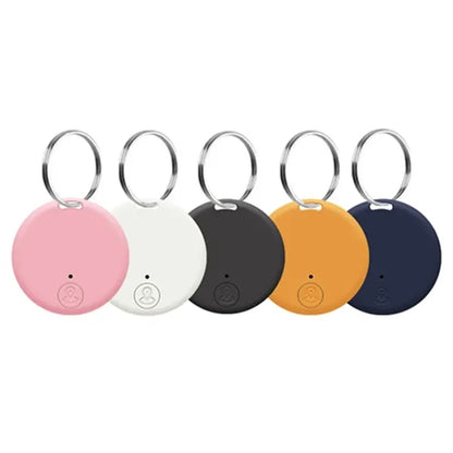 Round Bluetooth Intelligent GPS Tracker With Key Ring