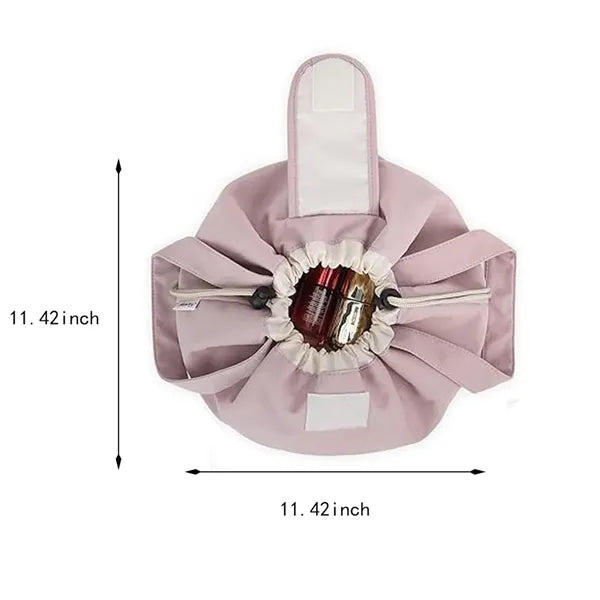 Large Capacity Drawstring Cosmetic Bathroom Organizer Bag