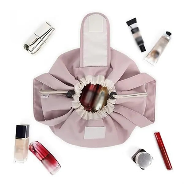 Large Capacity Drawstring Cosmetic Bathroom Organizer Bag