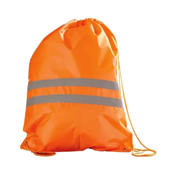 Reflective Drawstring Backpack