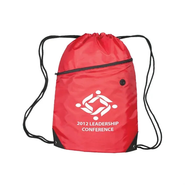 Zippered Sling Bag W/Grommet