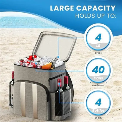 Large capacity outdoor portable waterproof insulation bag