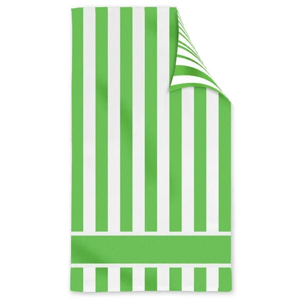 Double Sided Cabana Stripe Beach Towel