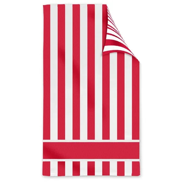Double Sided Cabana Stripe Beach Towel