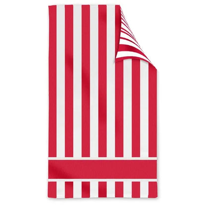 Double Sided Cabana Stripe Beach Towel