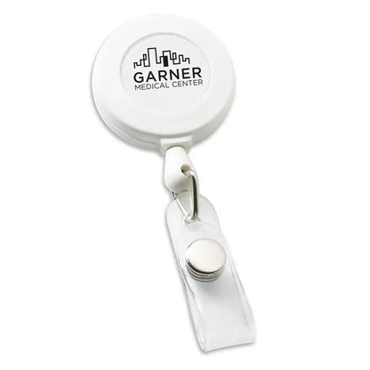 Economy Round Retractable Badge Holder