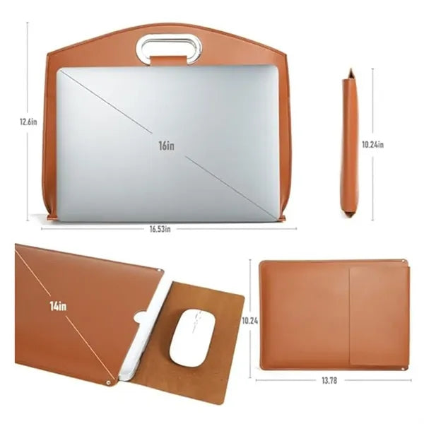 Large capacity simple waterproof laptop commuter briefcase