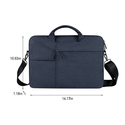 Single Shoulder Handheld Waterproof Briefcase Laptop Bag