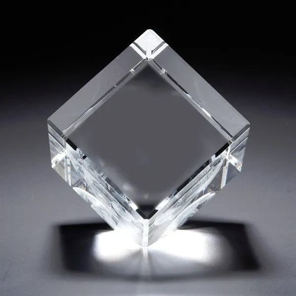 3D Crystal Jewel Cube Large Award