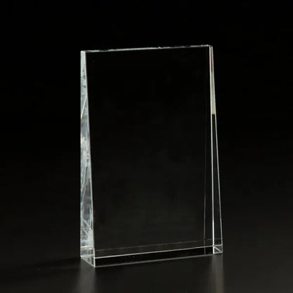 3D Crystal Wedge Small Award