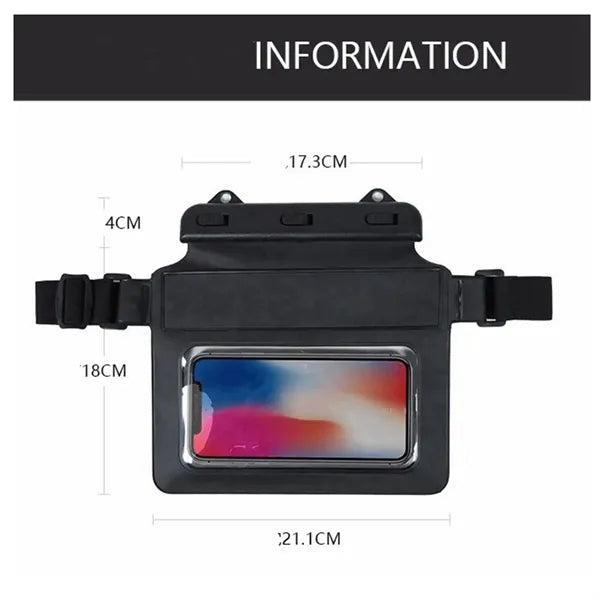 Waterproof Pouch with Waist Strap
