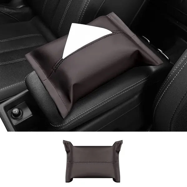 Car Leather Tissue Box Bags