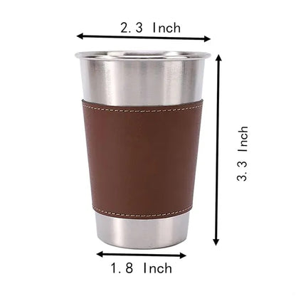 Outdoor camping Portable stainless steel liquor beer cup