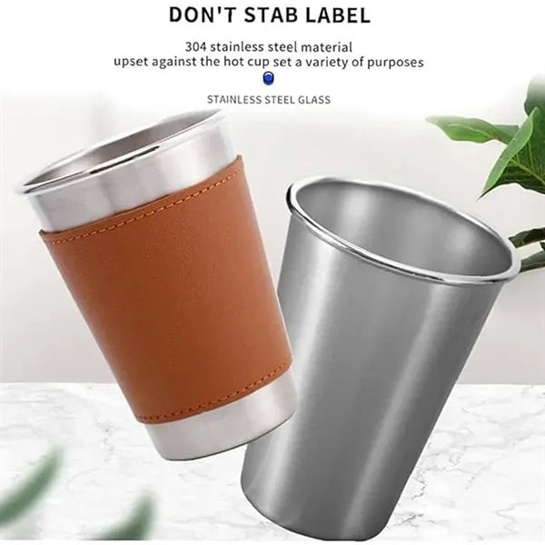 Outdoor camping Portable stainless steel liquor beer cup